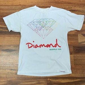 Diamond Supply Co. Logo Graphic Print Shirt - Mens Medium